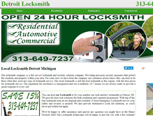 Tablet Screenshot of detroit--locksmith.com